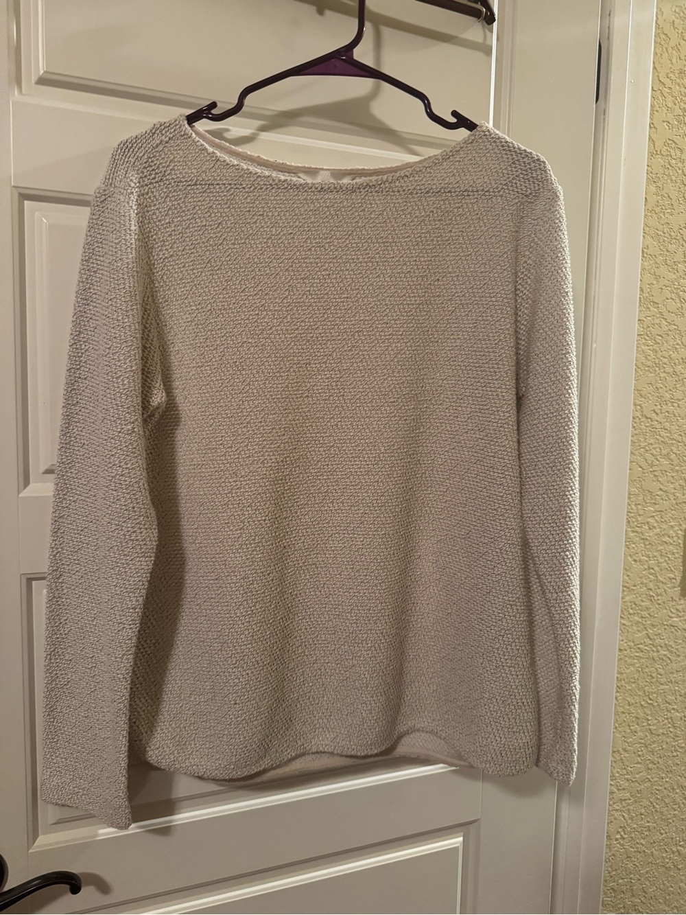 Women’s Tan Knit Long-Sleeve Sweater Top